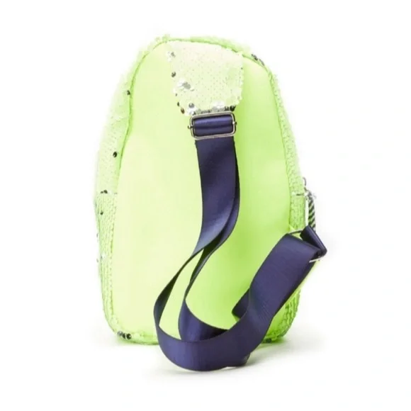 NWT JUSTICE | Girl’s dome sling bag in lime - Picture 5 of 8